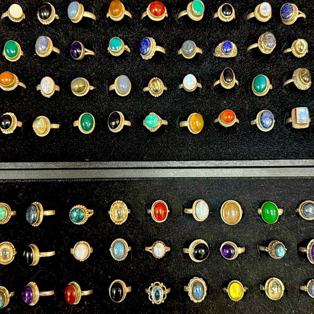 Solid .925 Sterling Silver Ring Assorted (M) - Li… - image 1